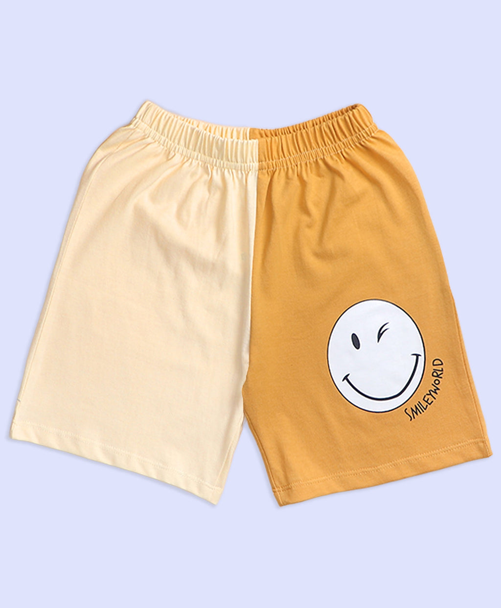 Kids Color Block Great Day Graphic Print Oversized T-Shirt & Shorts Set