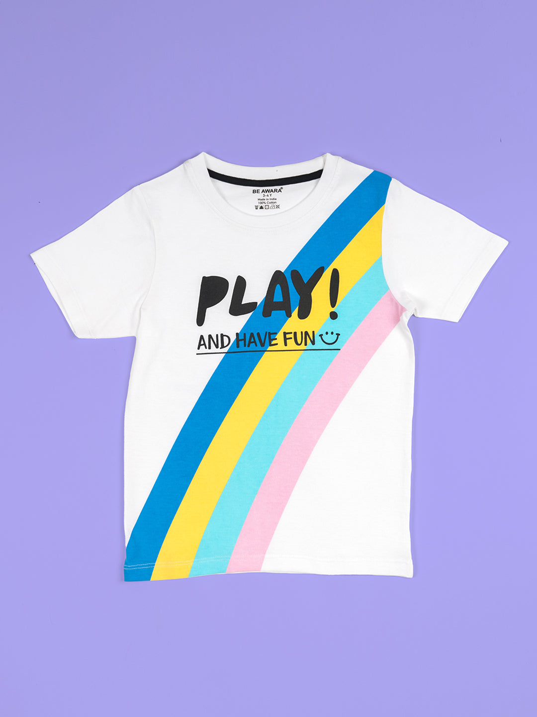 Play! And Have Fun Half Sleeves Kids T-Shirt