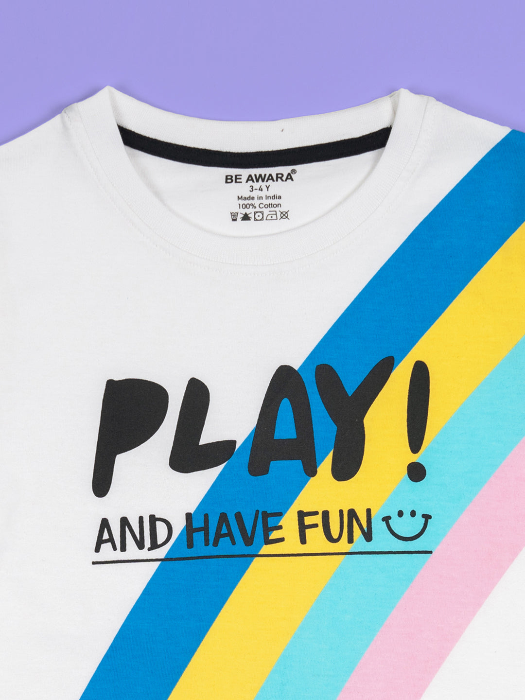 Play! And Have Fun Half Sleeves Kids T-Shirt