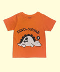 Kids Unisex Dino-Snore Graphic Print Kids T-Shirt