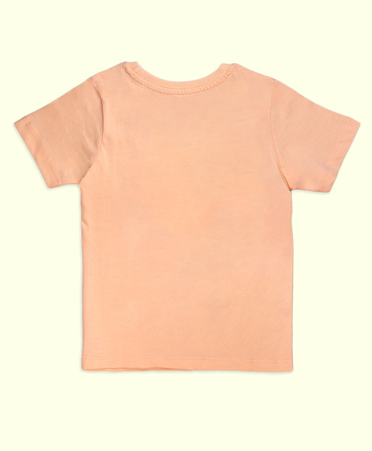 Kids Daddy’s Little Champ Graphic Print T-Shirt & Shorts Set