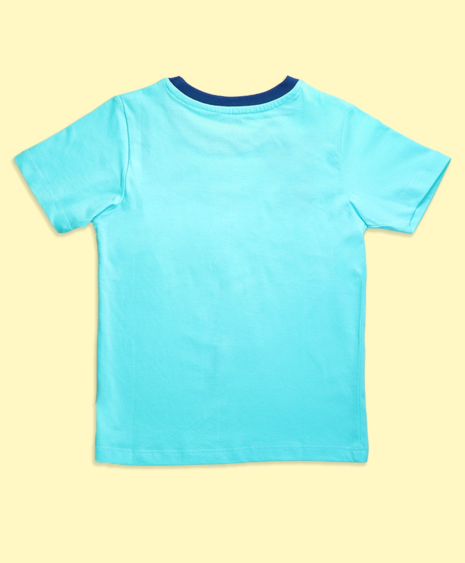 Kids Tiny Captain Graphic Print Half Sleeves T-Shirt & Shorts Set