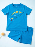 Kids Printed Half Sleeves T-Shirt & Shorts Set