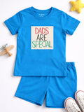 Kids Printed Half Sleeves T-Shirt & Shorts Set