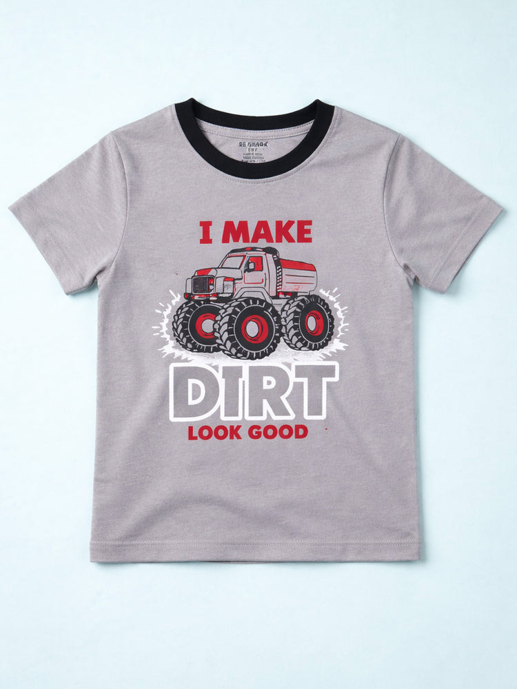 Kids Printed Half Sleeves T-Shirt & Shorts Set