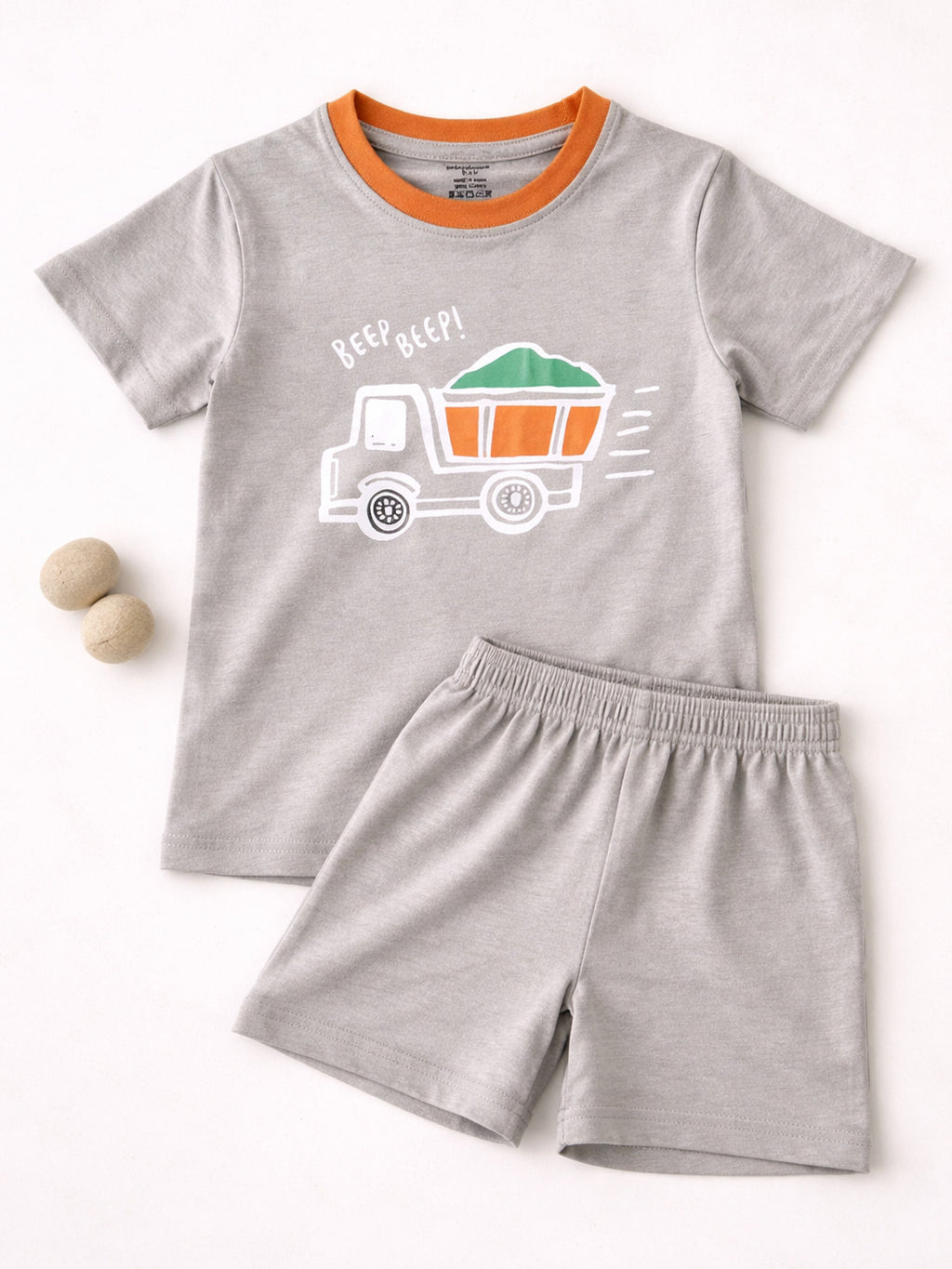 Kids Printed Half Sleeves T-Shirt & Shorts Set