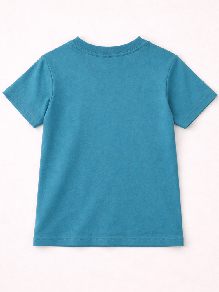 Kids Printed Half Sleeves T-Shirt & Shorts Set