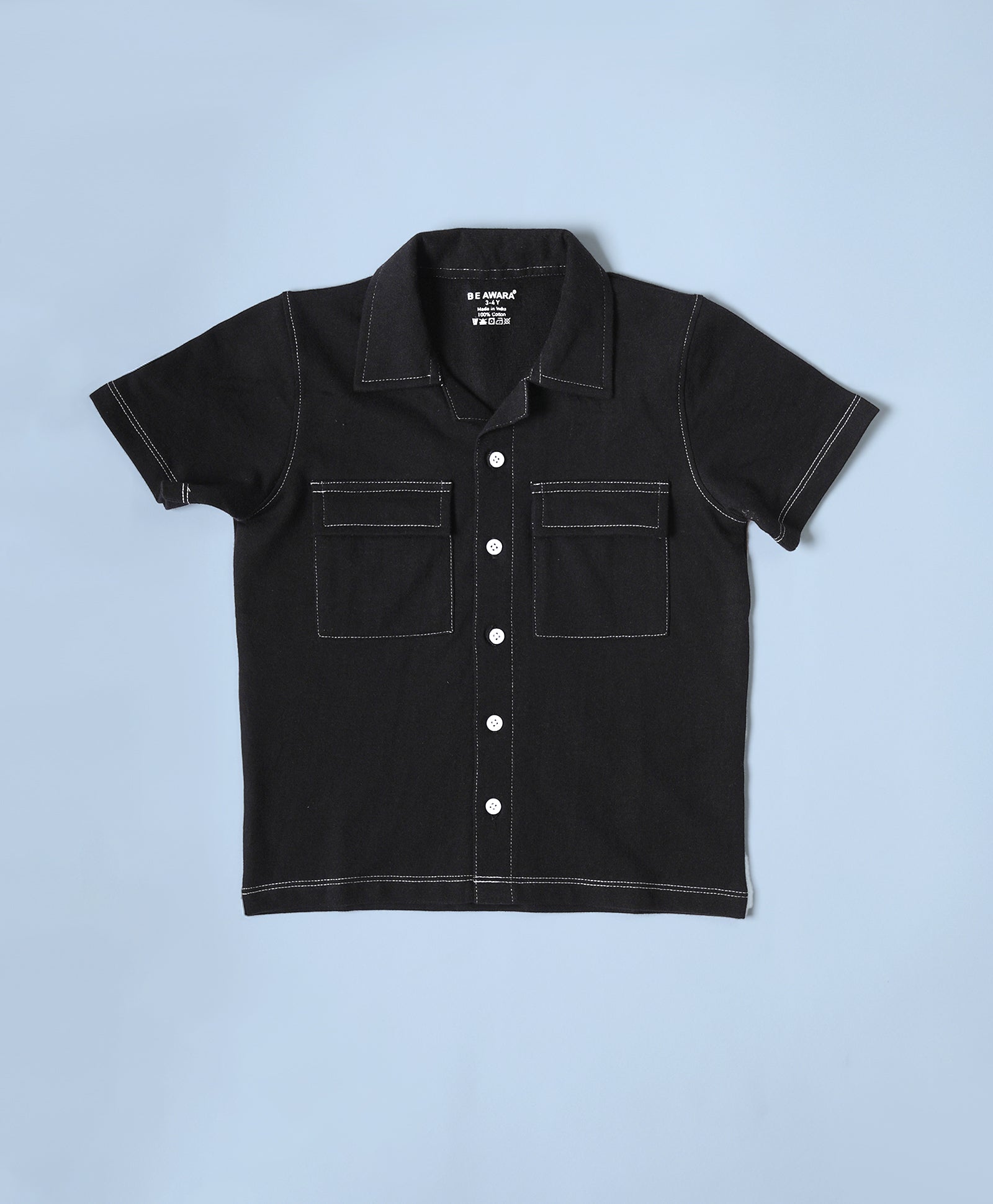 Kids Black Beauty Double Pocket Utility Jacket