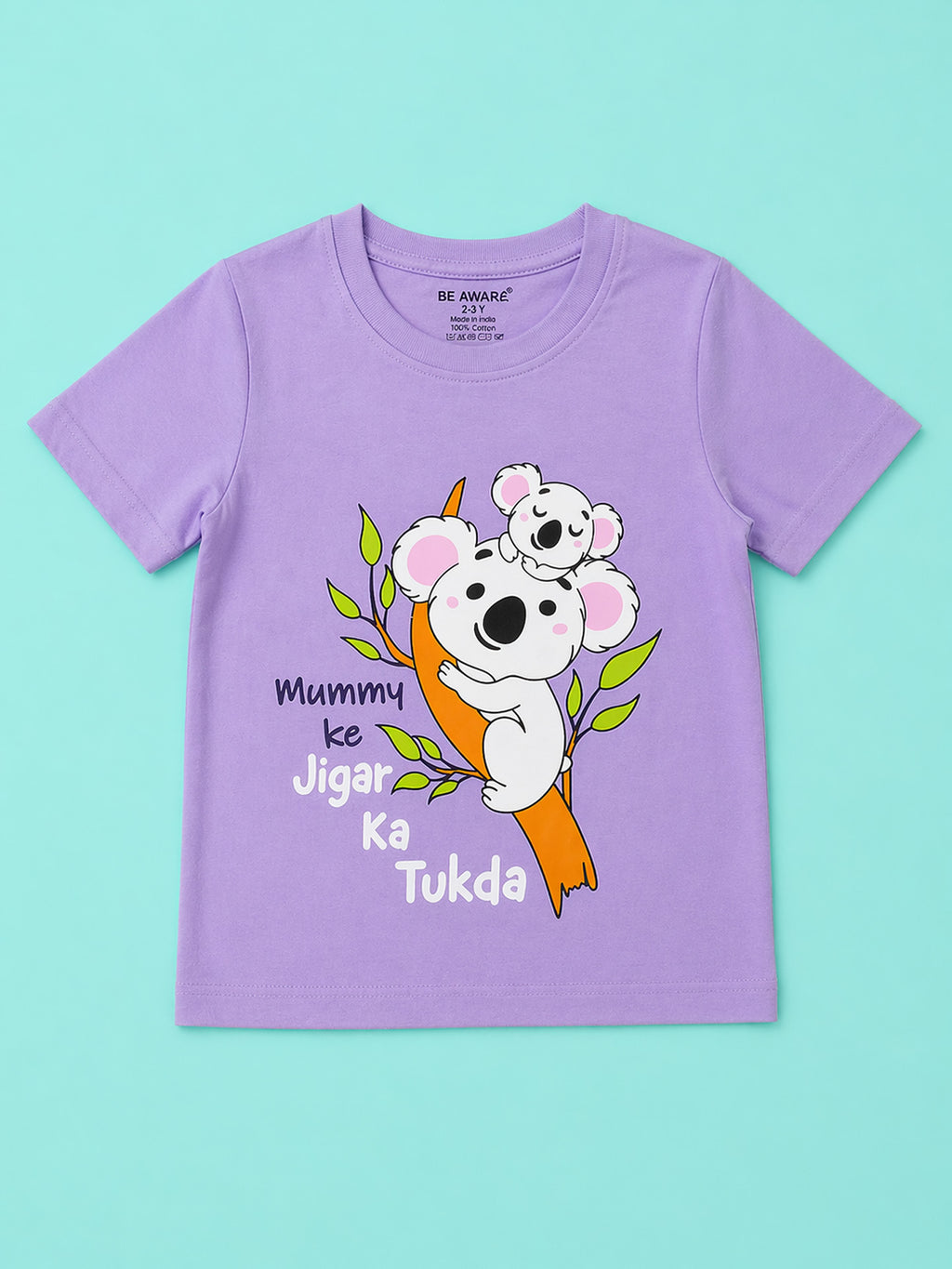 Kids Unisex Jigar Ka Tukda Graphic Print T-Shirt & Shorts Set
