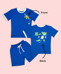 Boys Crocodile Graphic Print Oversized T-Shirt & Short Set
