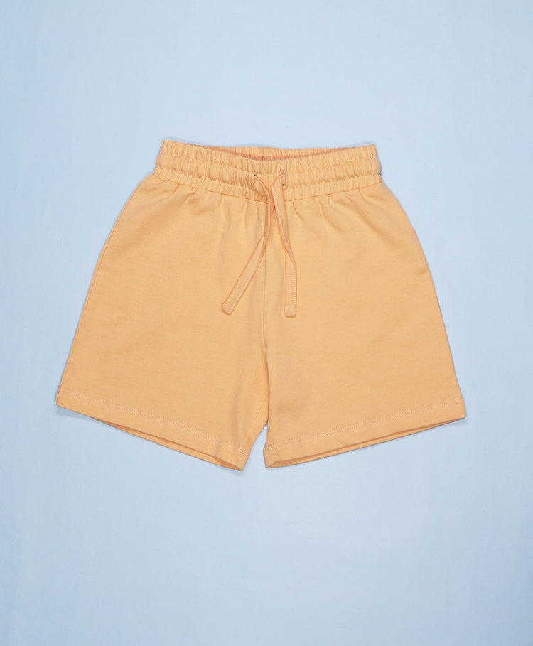 Peach Fuzz Drop Shoulder T-Shirt & Shorts Set