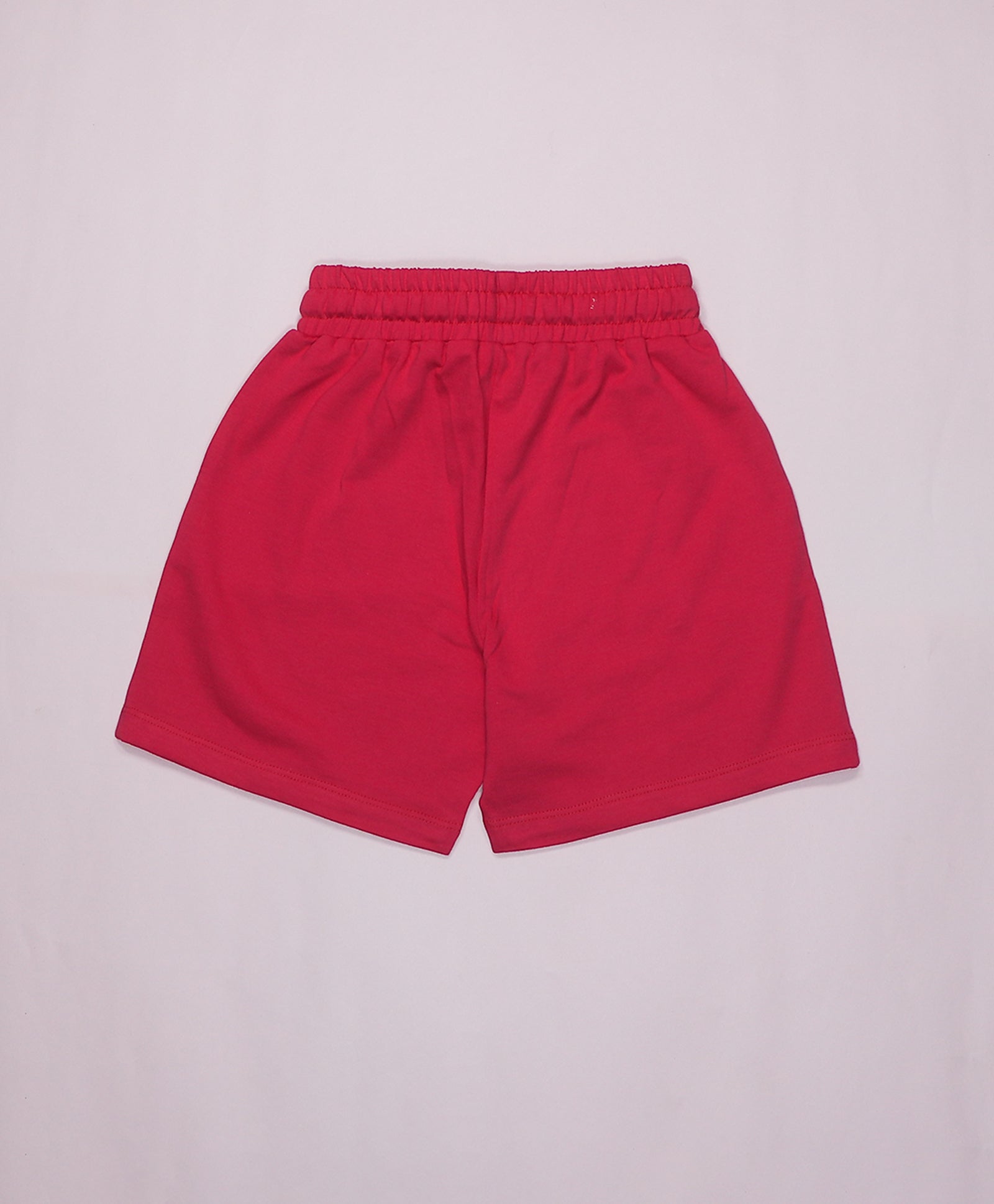 Viva Magenta Drop Shoulder T-Shirt & Shorts Set