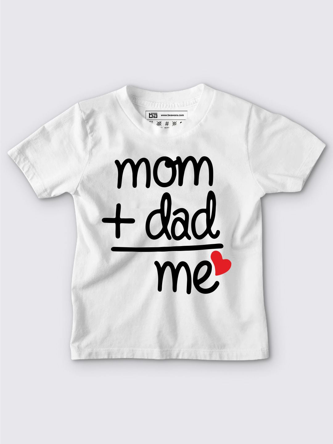 Pack of 3 Mom Dad Kids T-Shirt Combo - Boys & Girls T-Shirts Online in ...